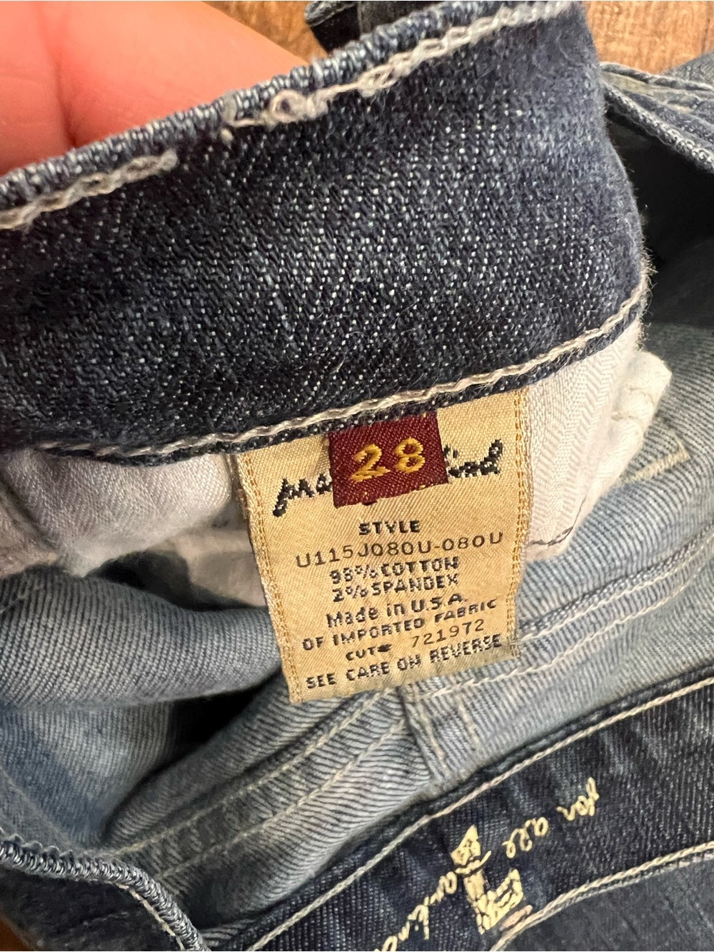 Women's 7 For all Man Kind Dojo Jeans - Picture 4 of 5